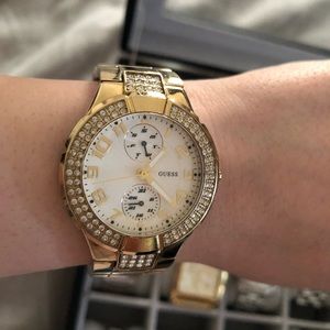 Guess gold watch
